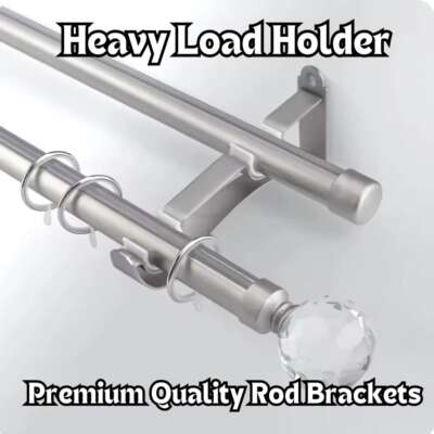 Curtain Double Mount Rod Set